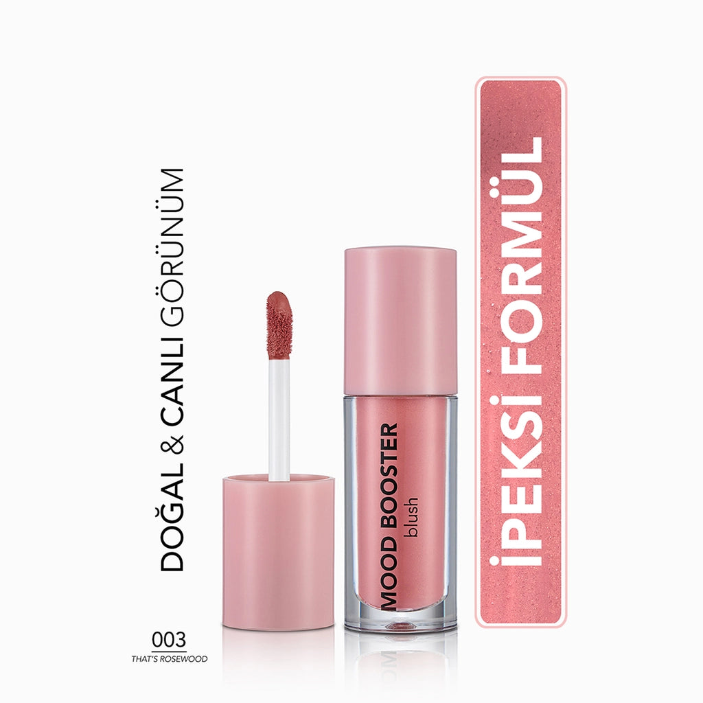 Flormar Mood Booster Natural Shimmering Blush That Gives Intense Color