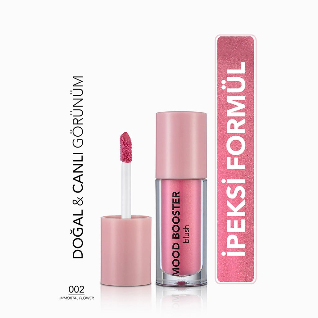 Flormar Mood Booster Natural Shimmering Blush That Gives Intense Color