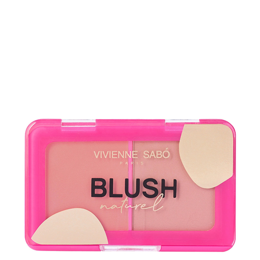 Vivienne Sabo Blush Palette Natural Blush - Silky Texture & Natural Radiant Finish