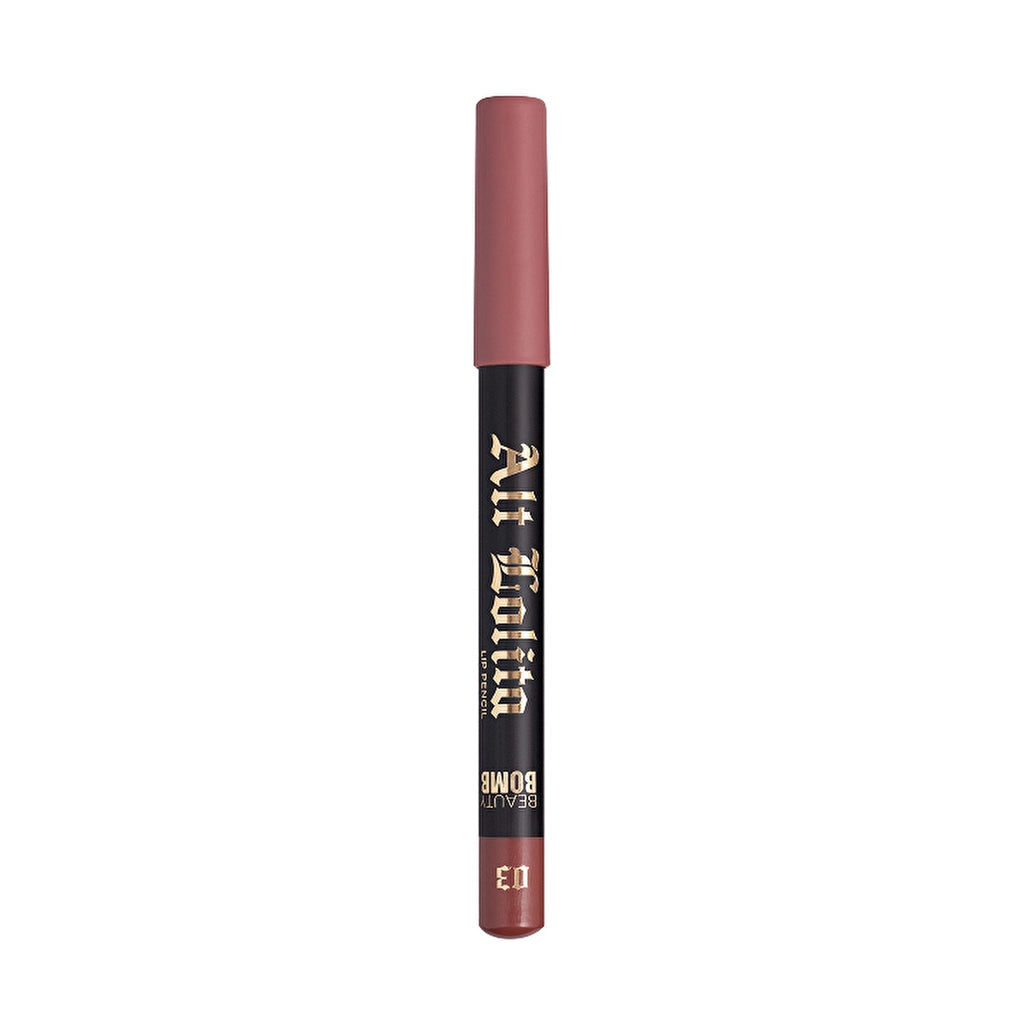 Beauty Bomb Lip Pencil Alt Lolita Cold Fingers - Long-Lasting Matte Lip Liner for Precise Definition