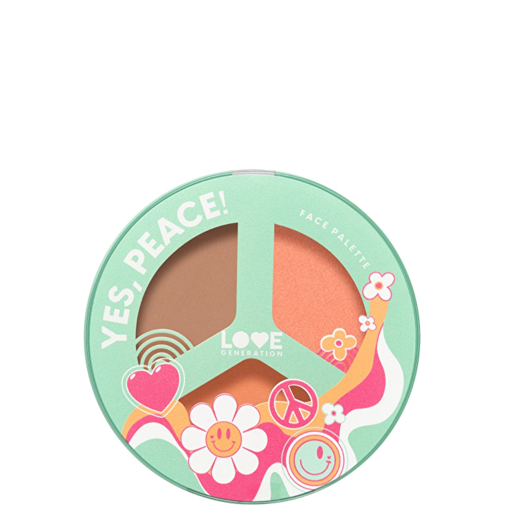 Love Generation Face Palette Yes, Peace! - Multi-Use Face Palette