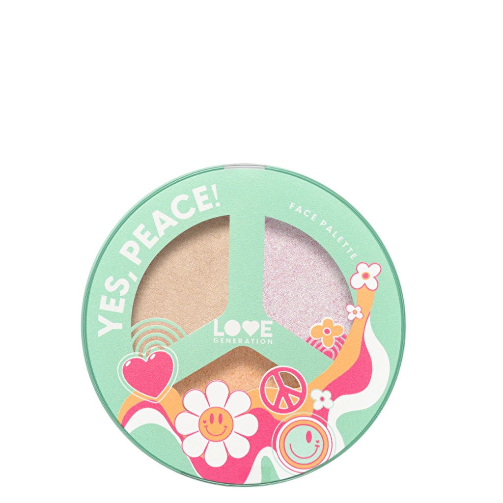 Love Generation Face Palette Yes, Peace! - Multi-Use Face Palette