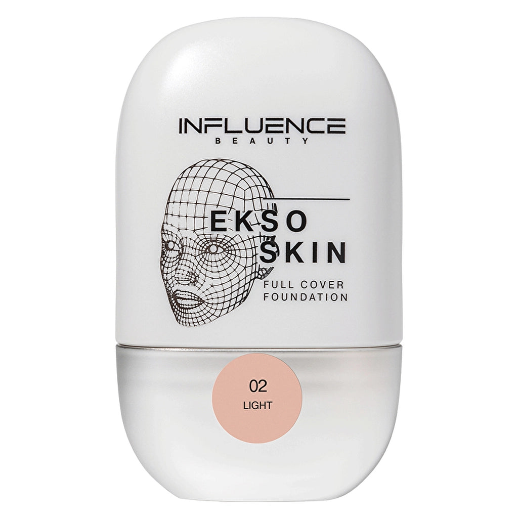Influence Beauty Full Cover Foundation Ekso Skin - High-Coverage Foundation for Flawless Complexion