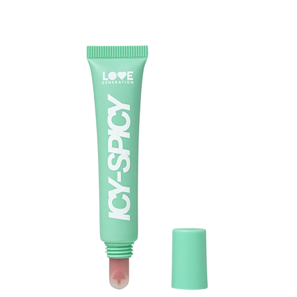 Love Generation Plump Lip Gloss Icy-Spicy - Warming Lip Plumper with Glossy Finish