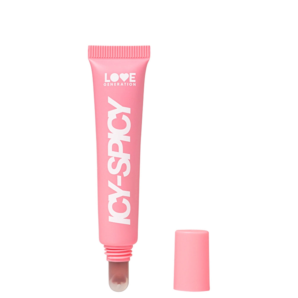 Love Generation Plump Lip Gloss Icy-Spicy - Warming Lip Plumper with Glossy Finish