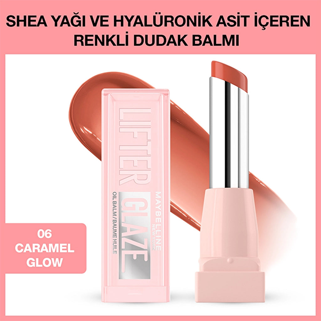 Maybelline New York Lifter Glaze Tinted Lip Balm with Shea Butter and Hyaluronic Acid