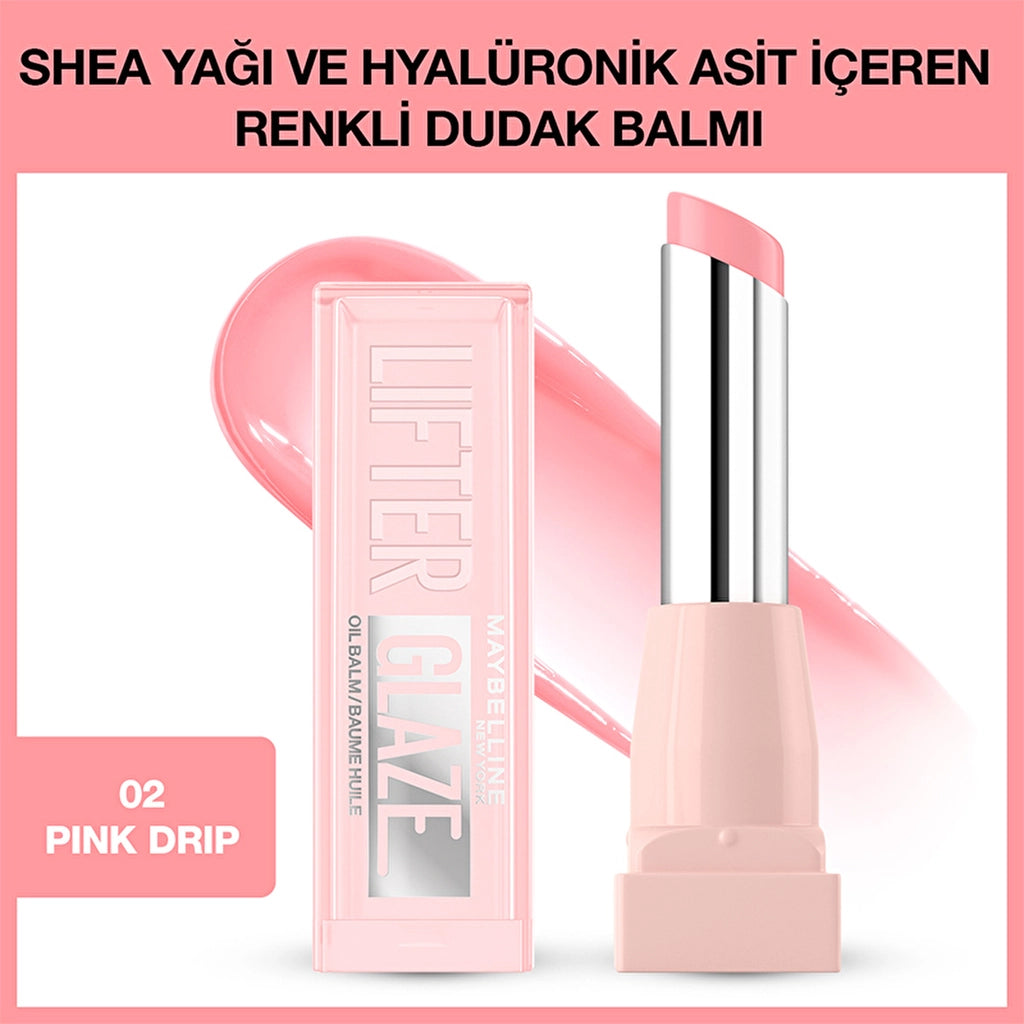 Maybelline New York Lifter Glaze Tinted Lip Balm with Shea Butter and Hyaluronic Acid