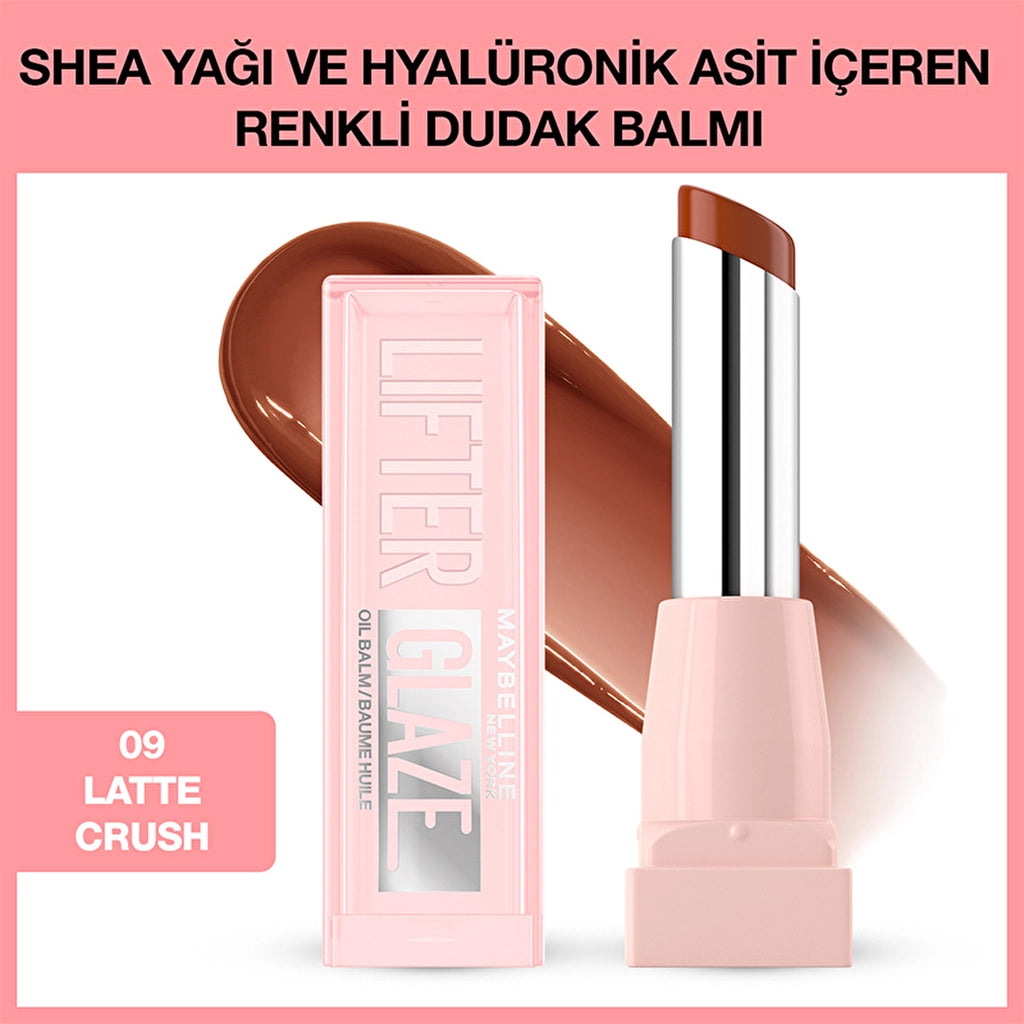 Maybelline New York Lifter Glaze Tinted Lip Balm with Shea Butter and Hyaluronic Acid