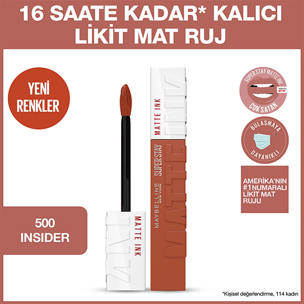 Maybelline New York Super Stay Matte Ink Liquid Matte Lipstick