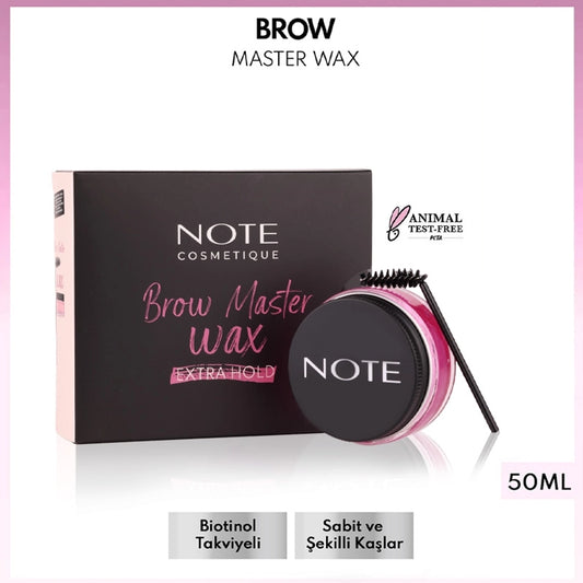 Note Brow Master Wax Extra Hold Eyebrow Mascara
