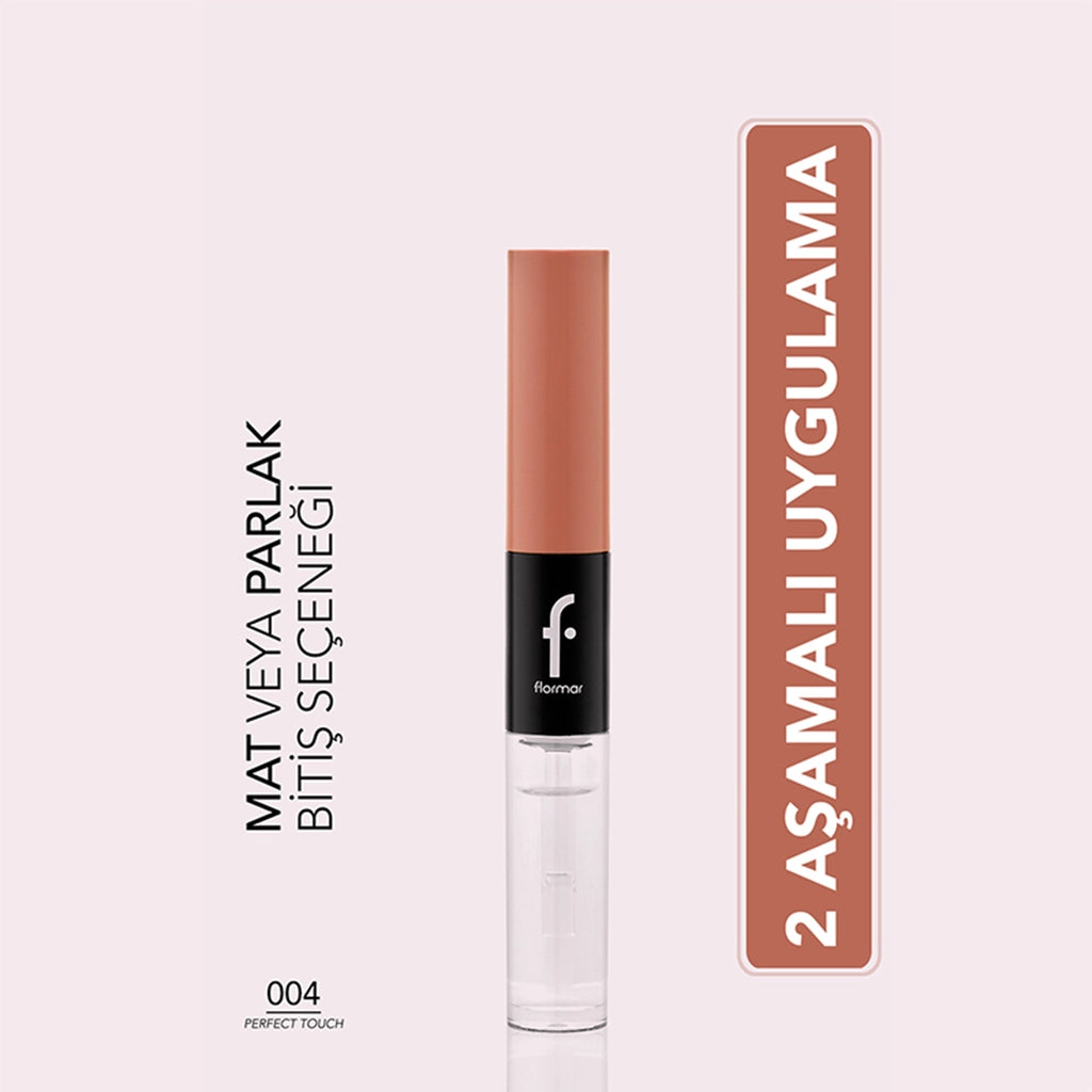 Flormar Duoglam Highly Pigmented & Long-Lasting Dual-End Lipstick