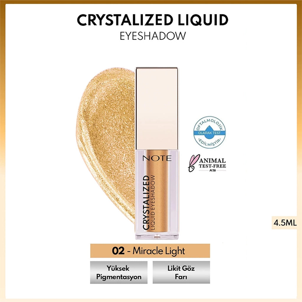 Note Crystalized Liquid Eyeshadow Eye Shadow