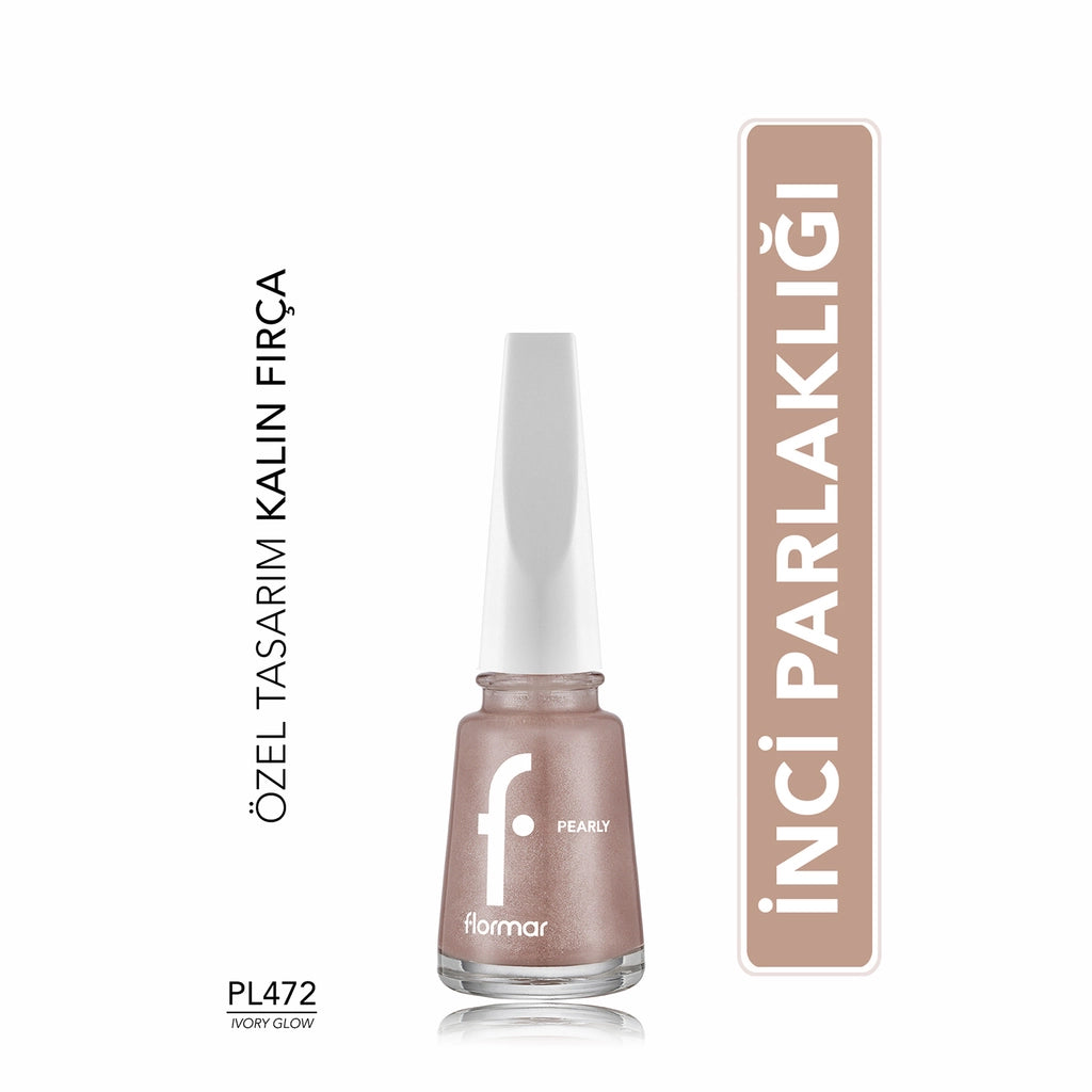 Flormar Pearly Intensely Pigmented and Pearlescent Reflection Nail Polish