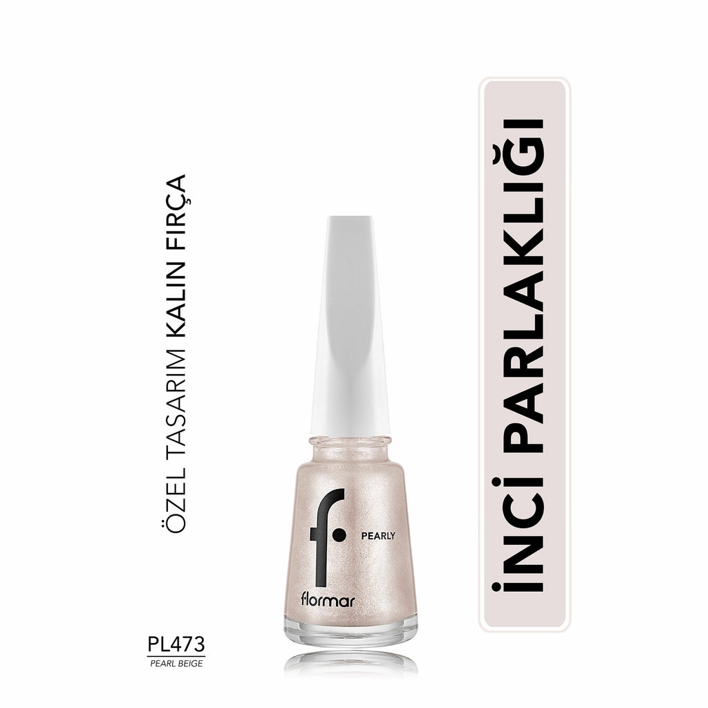 Flormar Pearly Intensely Pigmented and Pearlescent Reflection Nail Polish
