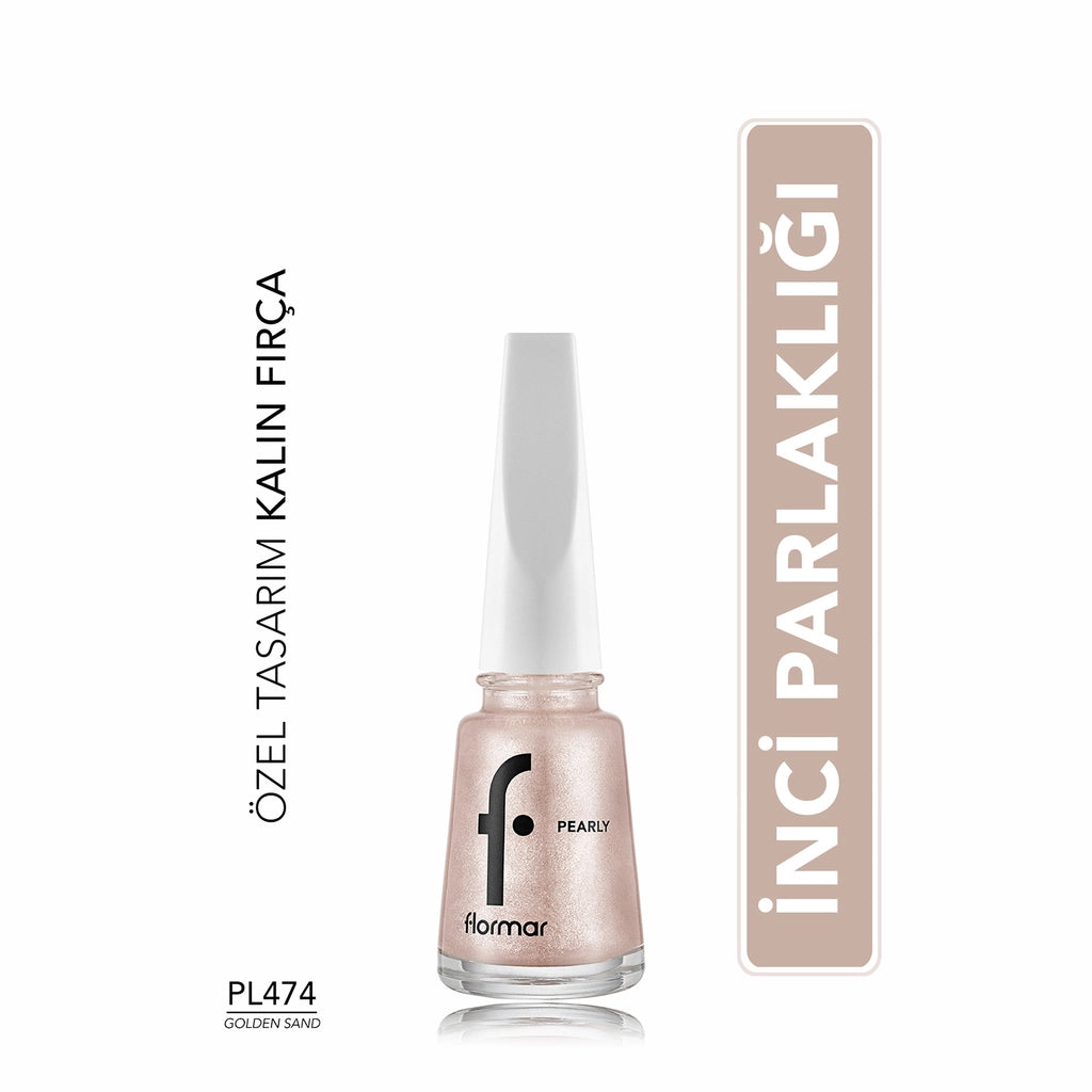 Flormar Pearly Intensely Pigmented and Pearlescent Reflection Nail Polish