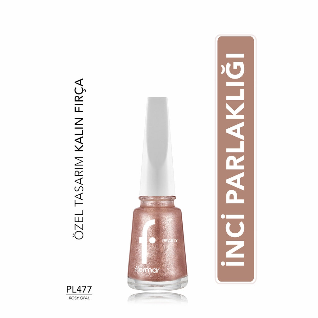 Flormar Pearly Intensely Pigmented and Pearlescent Reflection Nail Polish