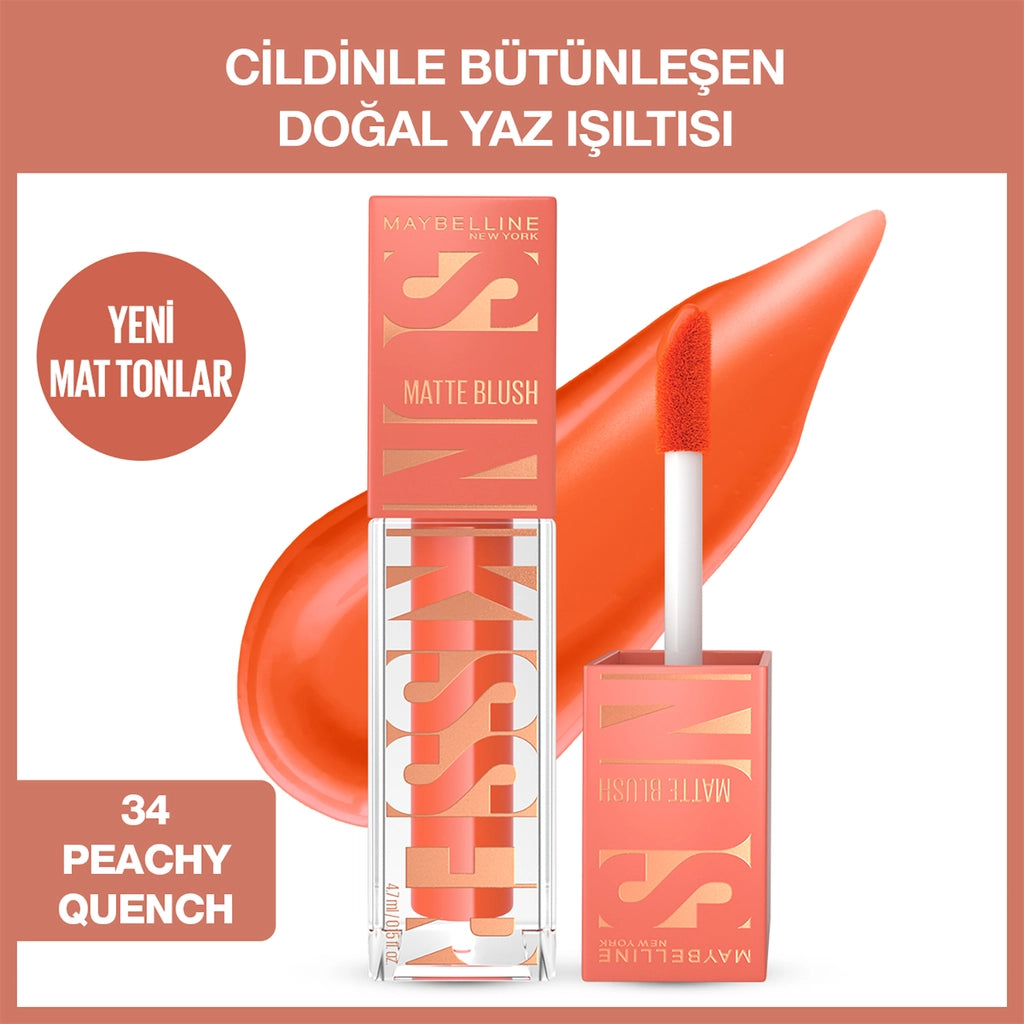 Maybelline New York Sunkisser Hazy Matte Liquid Blush