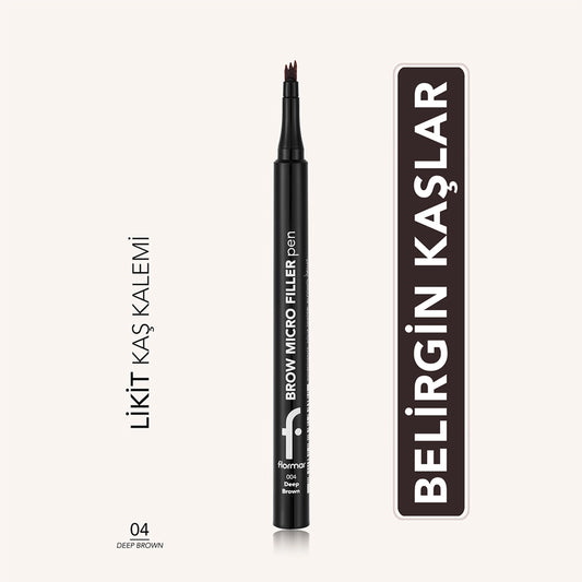 Flormar Brow Micro Filler Comb Tip Natural Finish Eyebrow Pencil