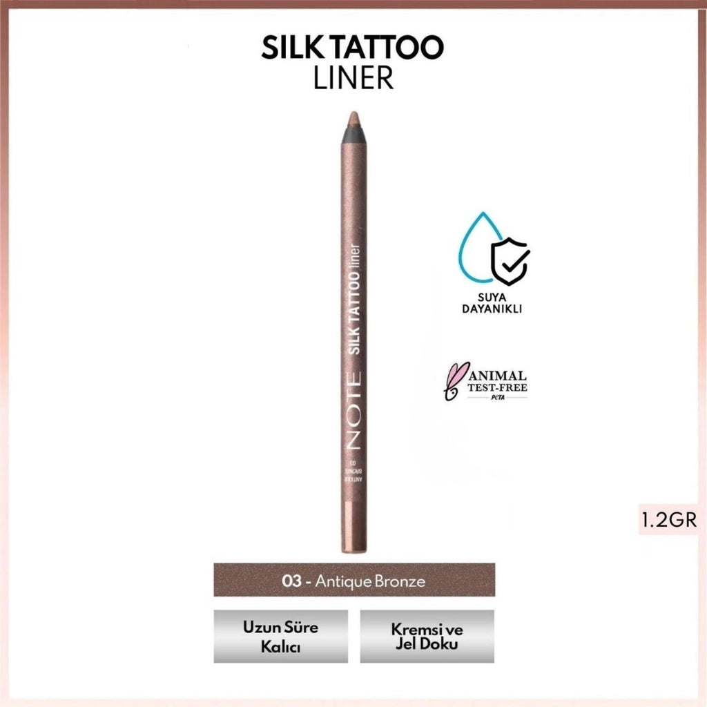 Note Silk Tattoo Liner Waterproof Silky Gel Eye Liner