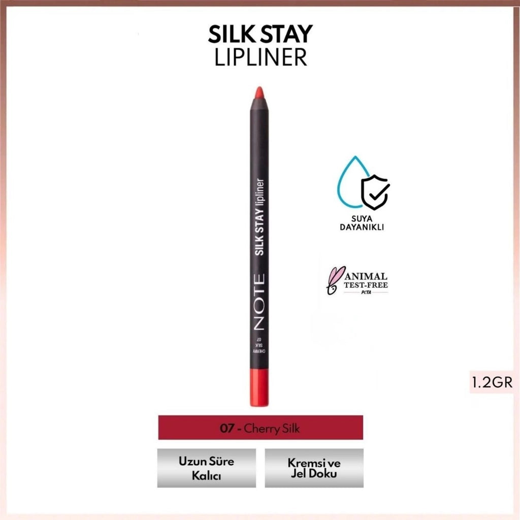Note Silk Stay Lipliner Waterproof Silky Lip Liner