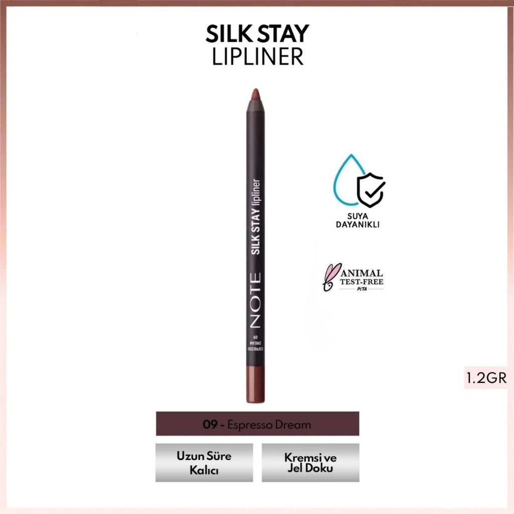 Note Silk Stay Lipliner Waterproof Silky Lip Liner