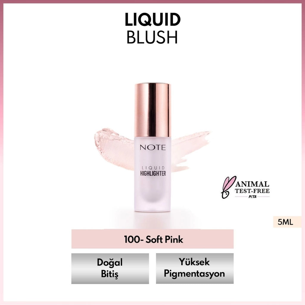 Note Liquid Highlighter Liquid Highlighter with Moisturizing Effect