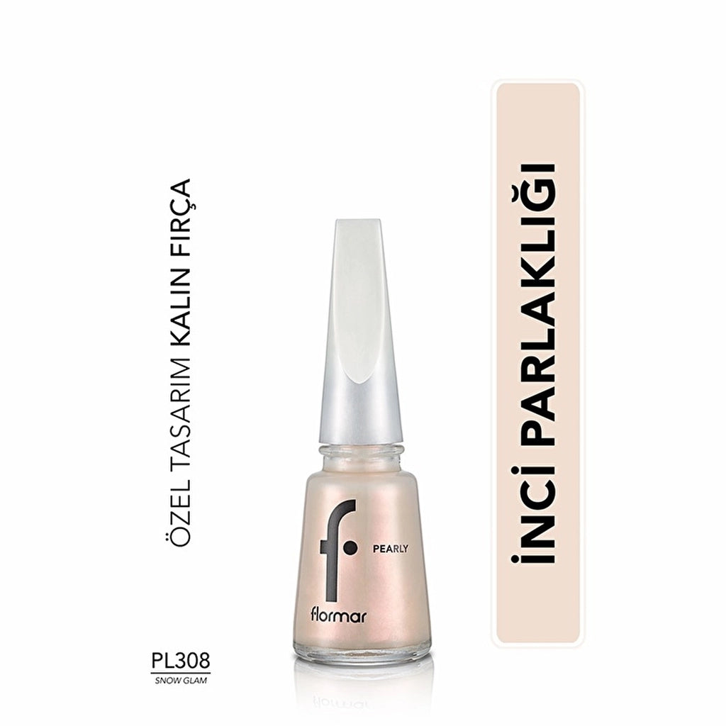 Flormar Pearly Intensely Pigmented and Pearlescent Reflection Nail Polish