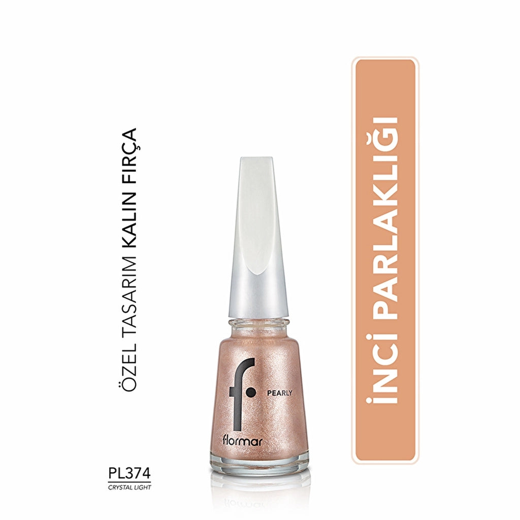 Flormar Pearly Intensely Pigmented and Pearlescent Reflection Nail Polish