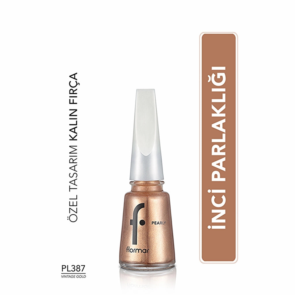 Flormar Pearly Intensely Pigmented and Pearlescent Reflection Nail Polish