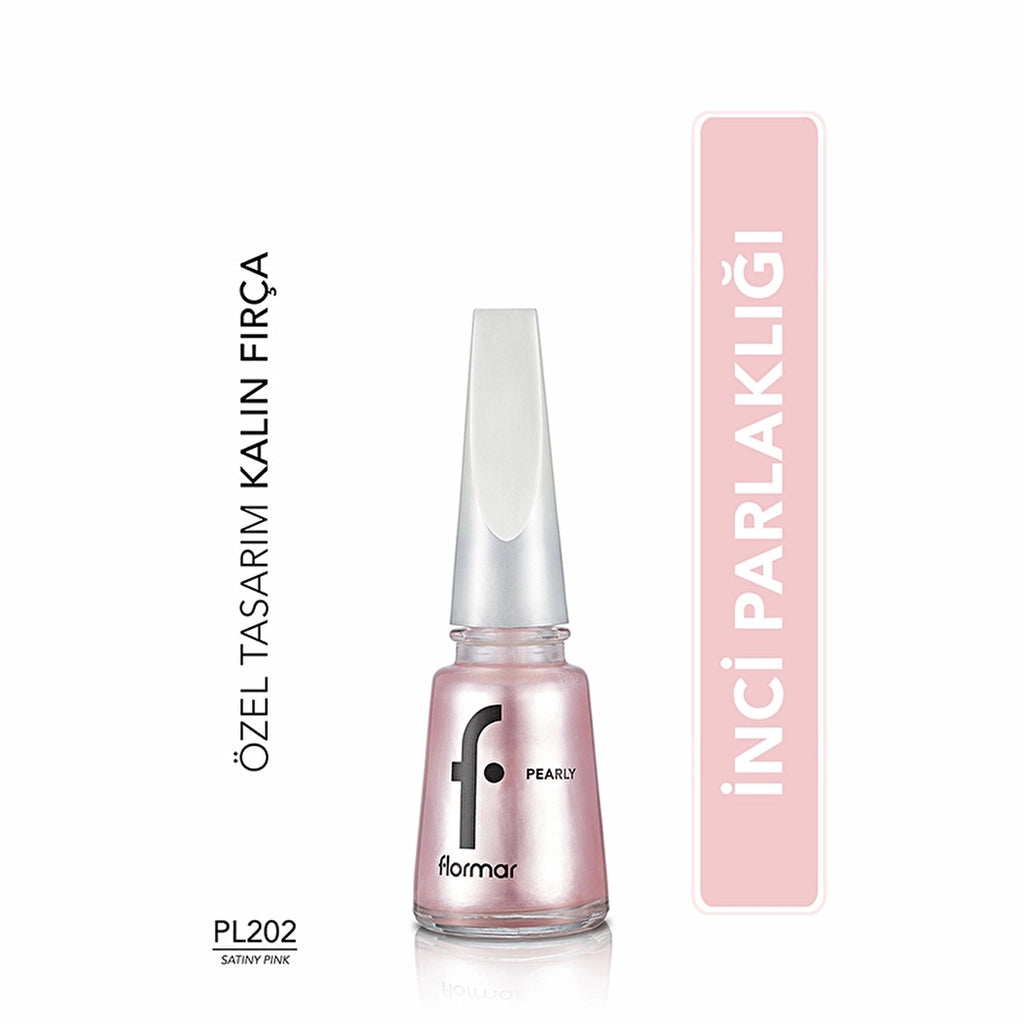 Flormar Pearly Intensely Pigmented and Pearlescent Reflection Nail Polish
