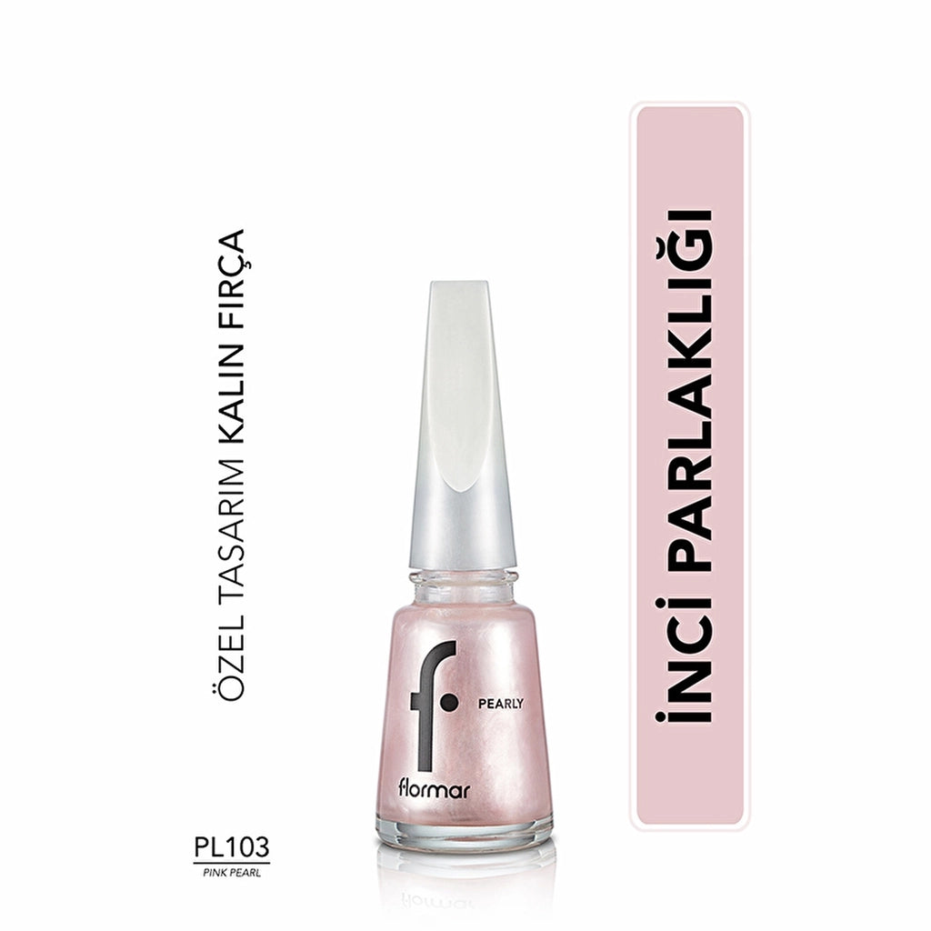 Flormar Pearly Intensely Pigmented and Pearlescent Reflection Nail Polish