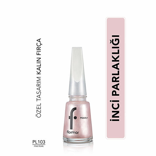 Flormar Pearly Intensely Pigmented and Pearlescent Reflection Nail Polish