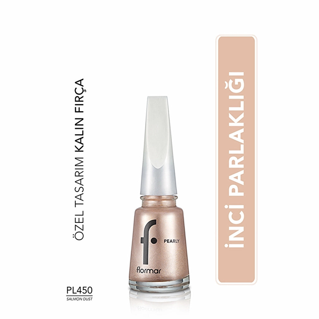 Flormar Pearly Intensely Pigmented and Pearlescent Reflection Nail Polish