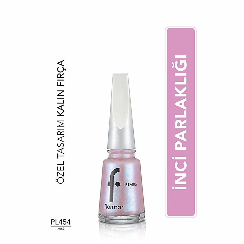 Flormar Pearly Intensely Pigmented and Pearlescent Reflection Nail Polish