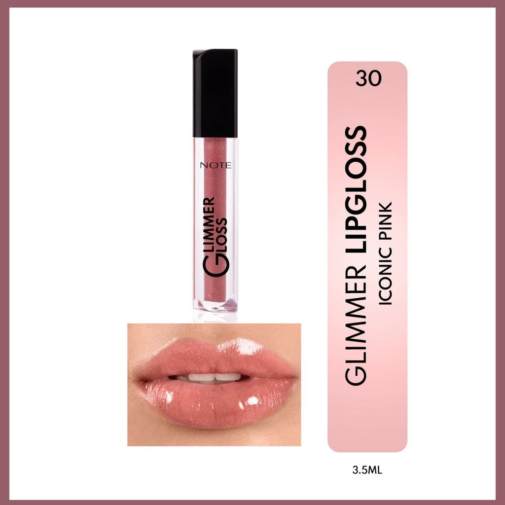 Note Glimmer Gloss Shimmering Moisturizing Lip Gloss