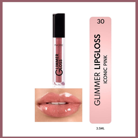 Note Glimmer Gloss Shimmering Moisturizing Lip Gloss