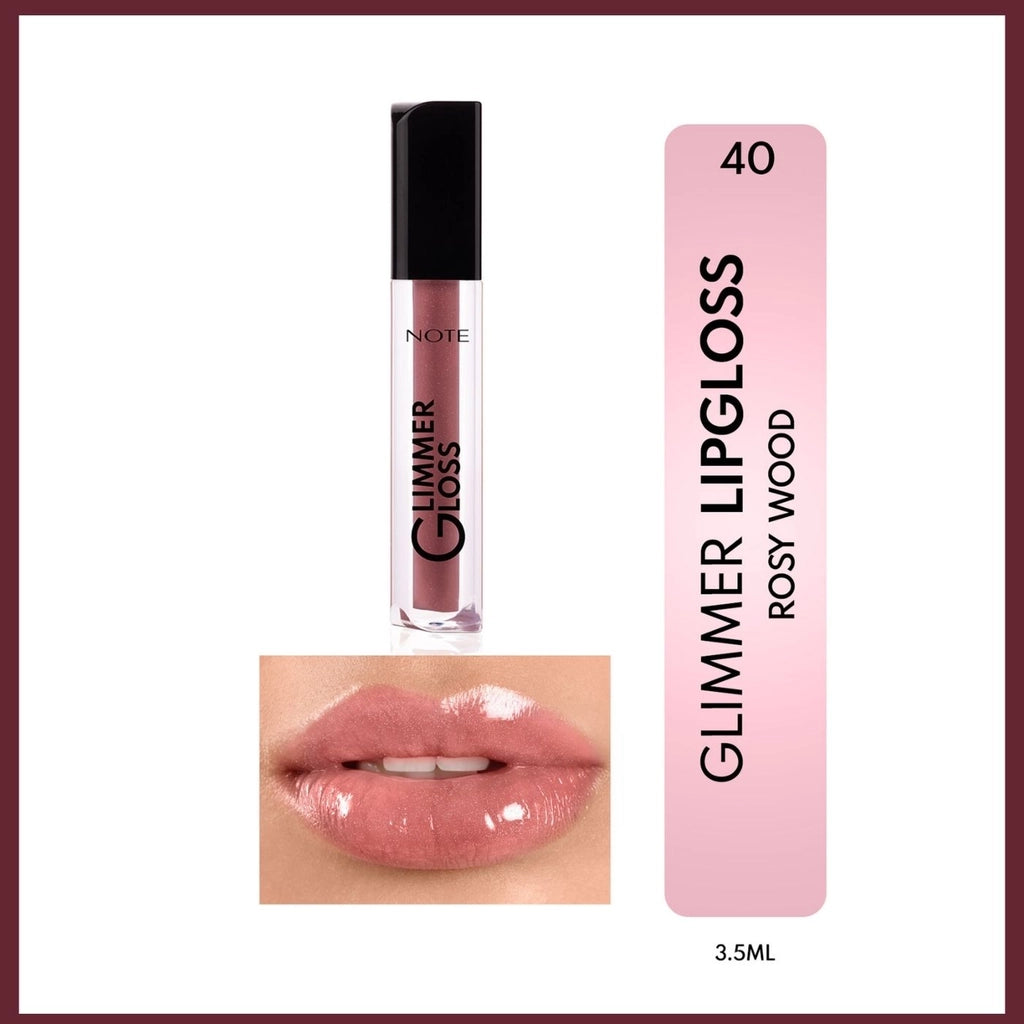 Note Glimmer Gloss Shimmering Moisturizing Lip Gloss