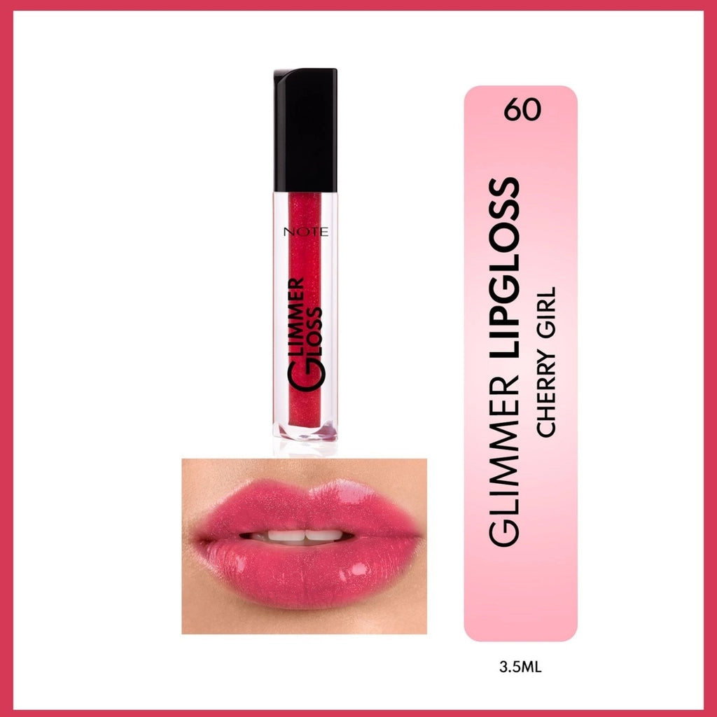 Note Glimmer Gloss Shimmering Moisturizing Lip Gloss