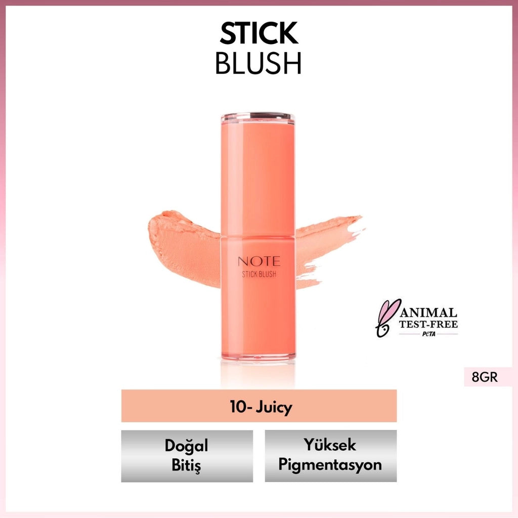 Note Stick Blush Moisturizing Soft Stick Blush