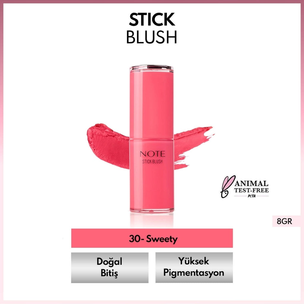 Note Stick Blush Moisturizing Soft Stick Blush