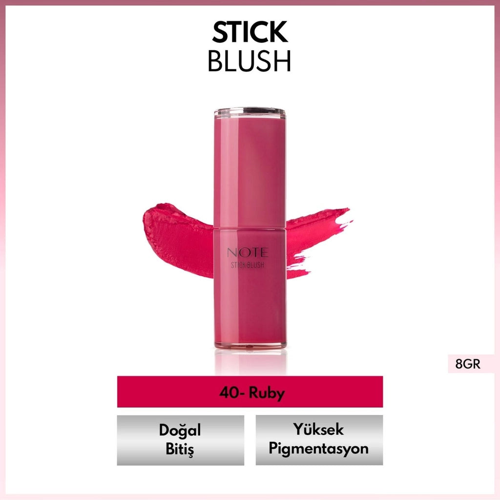 Note Stick Blush Moisturizing Soft Stick Blush
