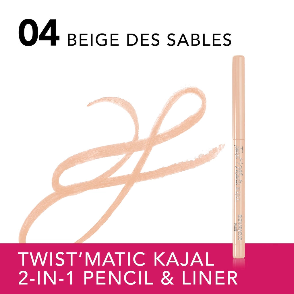 Bourjois Twist Matic Kajal 2 in 1 Eye Pencil 03 Henna'dorable