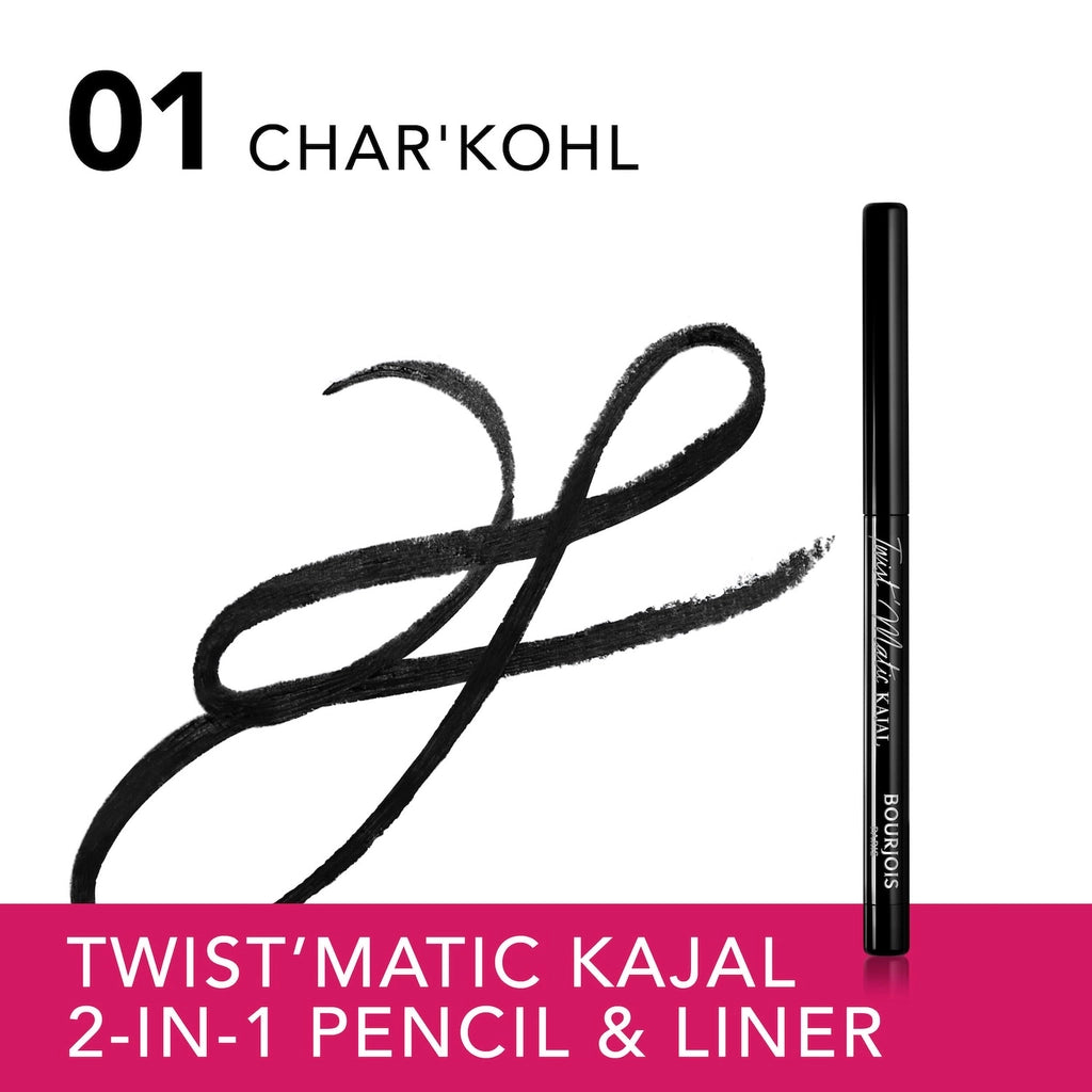 Bourjois Twist Matic Kajal 2 in 1 Eye Pencil 03 Henna'dorable