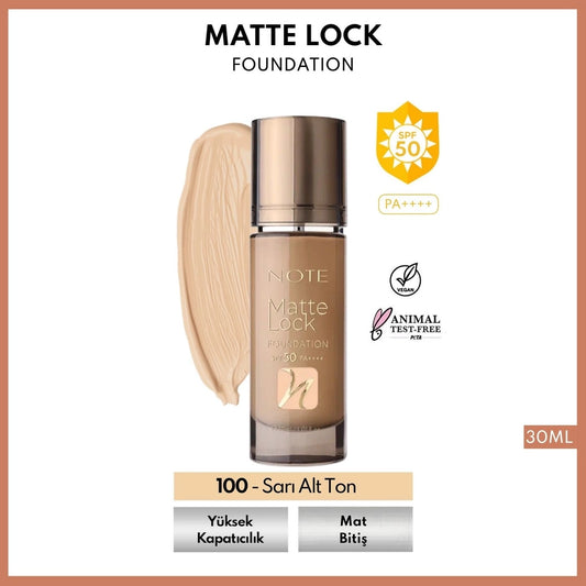 Note Matte Lock Foundation Foundation