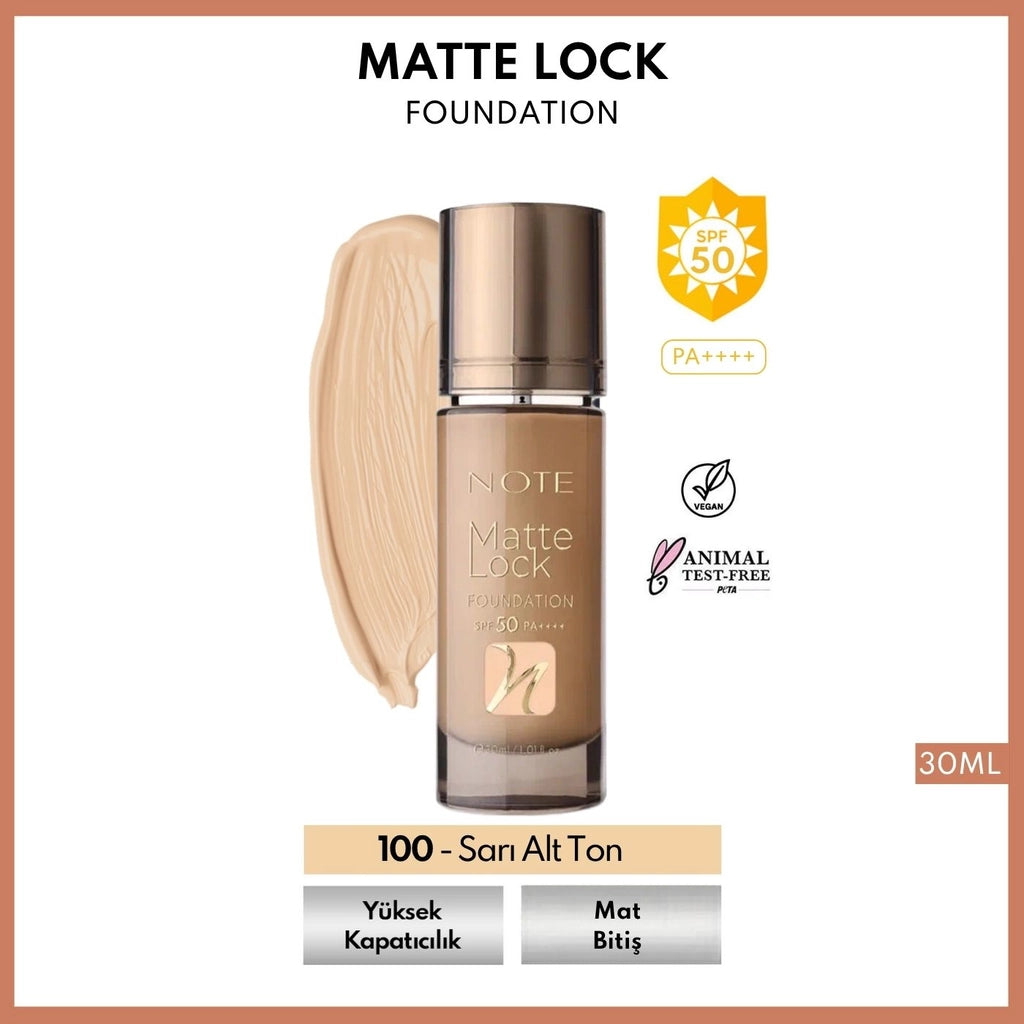 Note Matte Lock Foundation Foundation