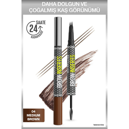 Maybelline New York Brow Insert Double-Ended Eyebrow Pencil