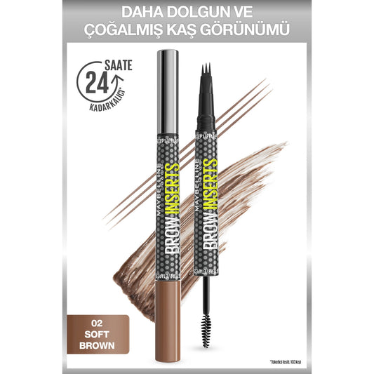 Maybelline New York Brow Insert Double-Ended Eyebrow Pencil