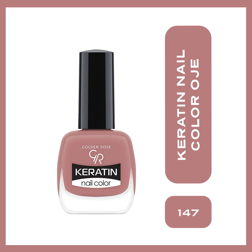Golden Rose Keratin Nail Color Nail Polish No: