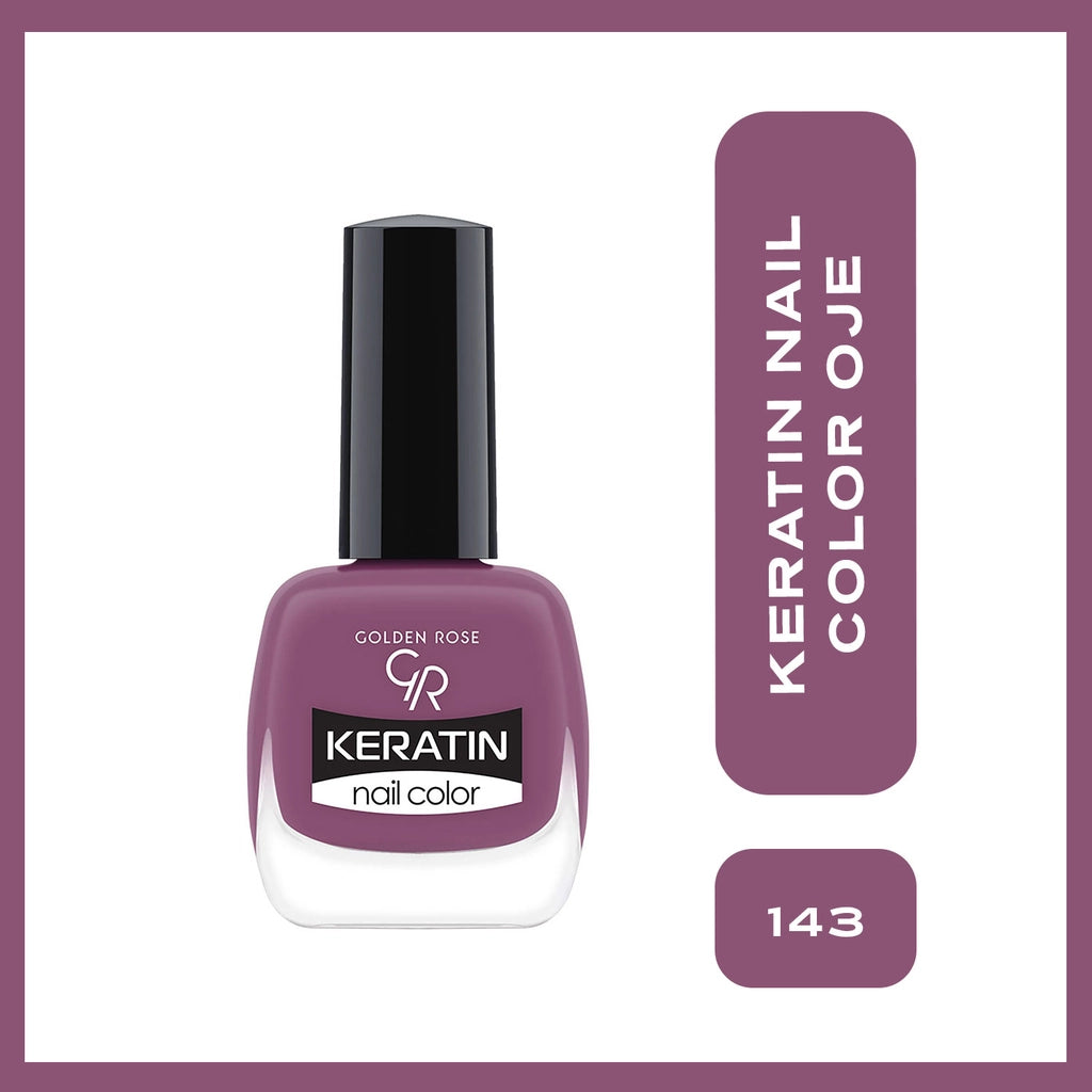 Golden Rose Keratin Nail Color Nail Polish No: