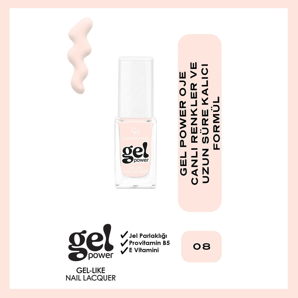 Golden Rose Power Gel Like Nail Polish No: